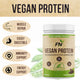 Floral Nutrition 100% Vegan Protein Powder with and Ayurvedic Herbs Ashwagandha, Ginseng Plant-Based Protein  (500 g, Double Chocolate)