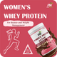 Floral Nutrition Women Active Protein Powder with 14 Herbal Blend, Beauty Blend, L-Glutathione, Curcumin 95%, Folic and Biotin - Skin glow - 400gm