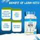 Floral Nutrition Lean Keto (Weight Loss) Garcinia, GreenTea, Moringa, Green Coffee for Women & Men  (60 Tablets)