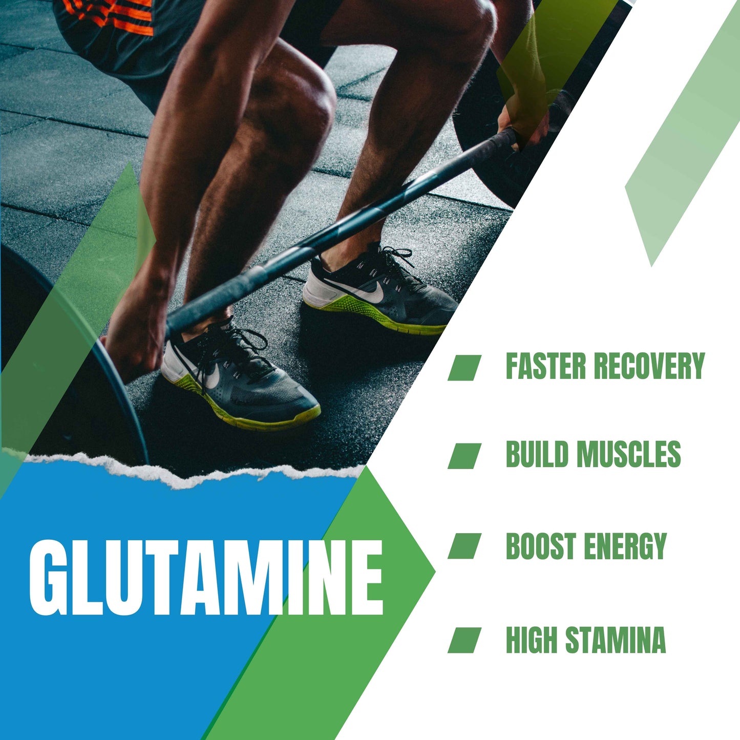 Floral Nutrition Advanced 100% L-Glutamine Powder for Muscle Recovery & Growth (250 gm)