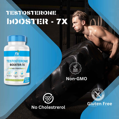 Floral Nutrition Natural Testosterone Booster-Tribulus terrestris for Men Performance  (60 Tablets)