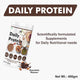 Floral Nutrition Daily Protein Shake with Herbal Blend, Omega-3, 18 Vitamins - For Energy, Immunity Protein Shake  (500 gm)