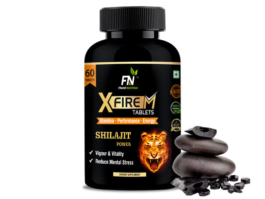 Floral Nutrition XFIREM Natural Supplement with Ashwagandha for Stamina and Energy  (60 Tablets)